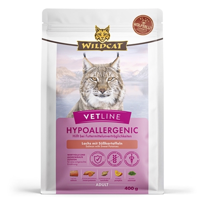 Wildcat Vetline Hypoallergenic Kattefoder 400g